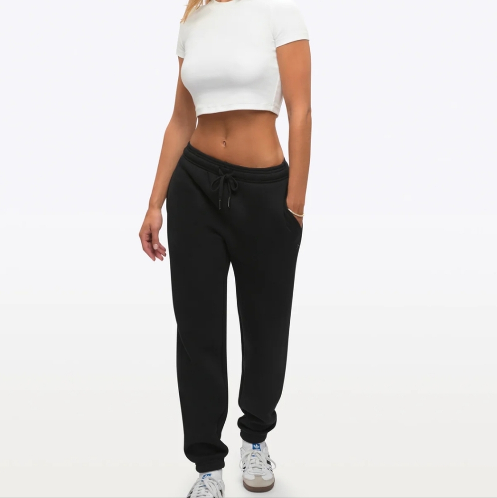 Cuts Divine Fleece Sweatpants Black Women's Small Activewear Gym